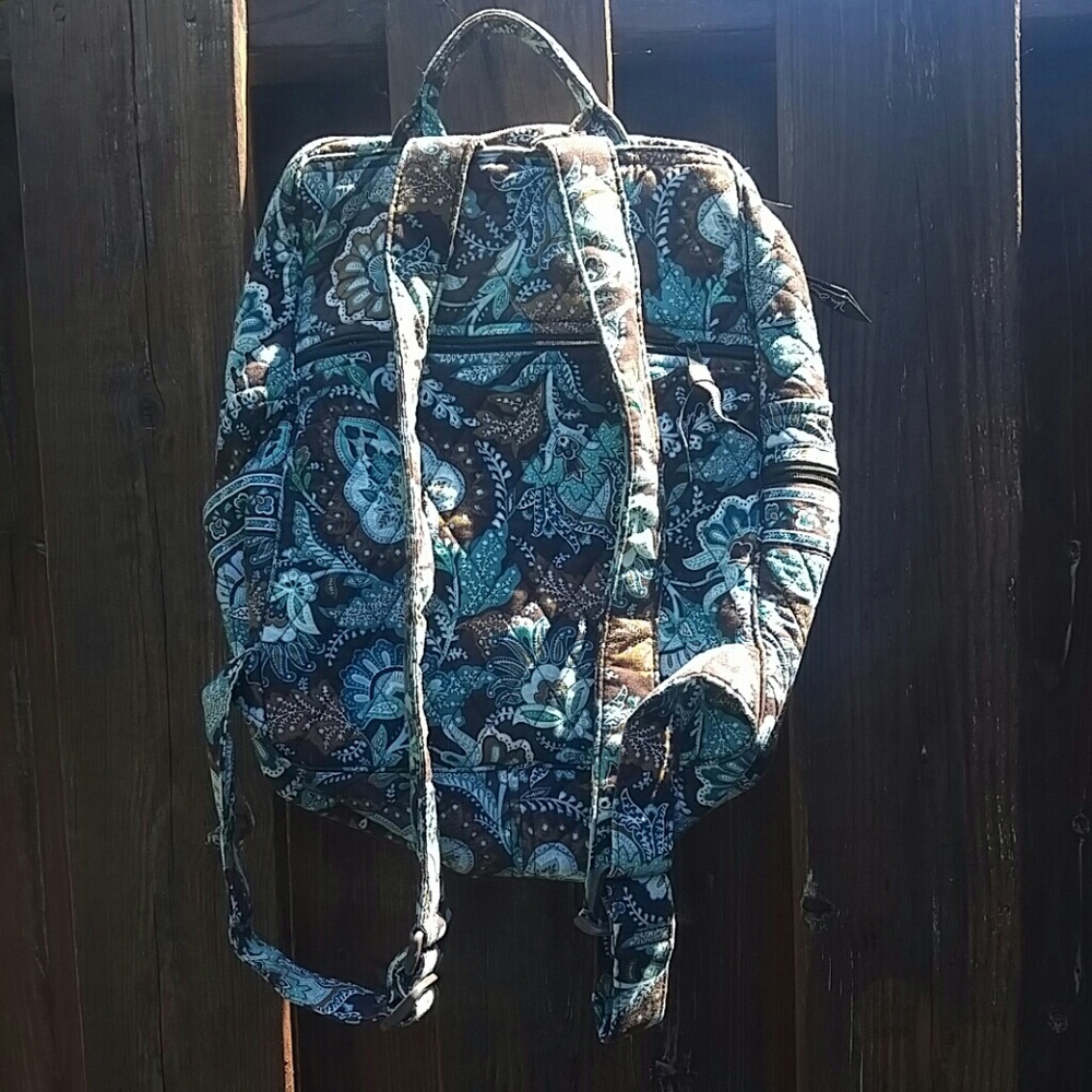 Vera Bradley Back Pack Java Blue - image 2